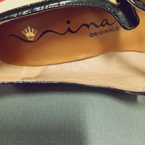 Nina Originals "Aneko" Pumps Leather/Suede Red/Tan/Black Size 8 NWOT - Picture 5 of 7